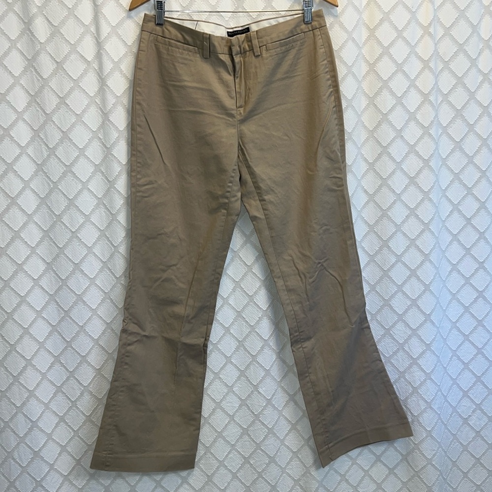 Banana Republic Martin Fit Size 10R tan Wide Leg Flare